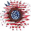 Watercolor 4th of July Fabric Panel 11