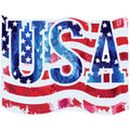 Watercolor 4th of July Fabric Panel 2