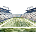 Watercolor American Football Fabric Panel 4
