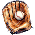 Watercolor Baseball Fabric Panel 11
