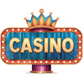 Watercolor Casino Fabric Panel 14