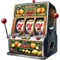 Watercolor Casino Fabric Panel 31