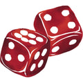 Watercolor Casino Fabric Panel 38