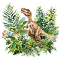 Watercolor Dinosaurs Fabric Panel 38