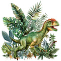 Watercolor Dinosaurs Fabric Panel 39