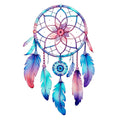 Watercolor Dream Catcher Fabric Panel 4