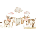 Watercolor Farm Fabric Panel 111