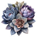 Watercolor Flower Bouquets Fabric Panel 11
