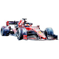 Watercolor Formula Racing Fabric Panel 9