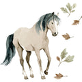 Watercolor Horses Fabric Panel 1