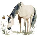 Watercolor Horses Fabric Panel 46