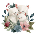Watercolor Kitten Fabric Panel 7