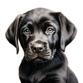 Watercolor Labrador Fabric Panel 26