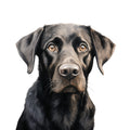 Watercolor Labrador Fabric Panel 4