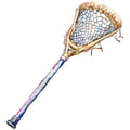 Watercolor Lacrosse Fabric Panel 8