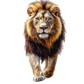 Watercolor Lion Fabric Panel 5