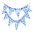 Watercolor Oktoberfest Fabric Panel 27