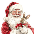 Watercolor Santa Claus Fabric Panel 10