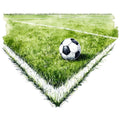 Watercolor Soccer Fabric Panel 1
