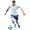 Watercolor Soccer Fabric Panel 18