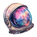 Watercolor Space Adventure Fabric Panel 22