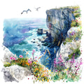 Watercolor Summer Landscapes Fabric Panel 19