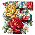 Wedding Alphabet Fabric Panel 11