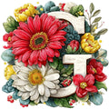 Wedding Alphabet Fabric Panel 12