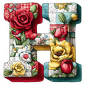 Wedding Alphabet Fabric Panel 13