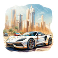 Welcome to Dubai Fabric Panel 12