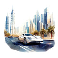 Welcome to Dubai Fabric Panel 14