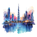 Welcome to Dubai Fabric Panel 9