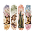 Western Brushstroke Fabric Panel 10