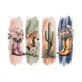 Western Brushstroke Fabric Panel 11