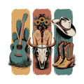 Western Brushstroke Fabric Panel 15