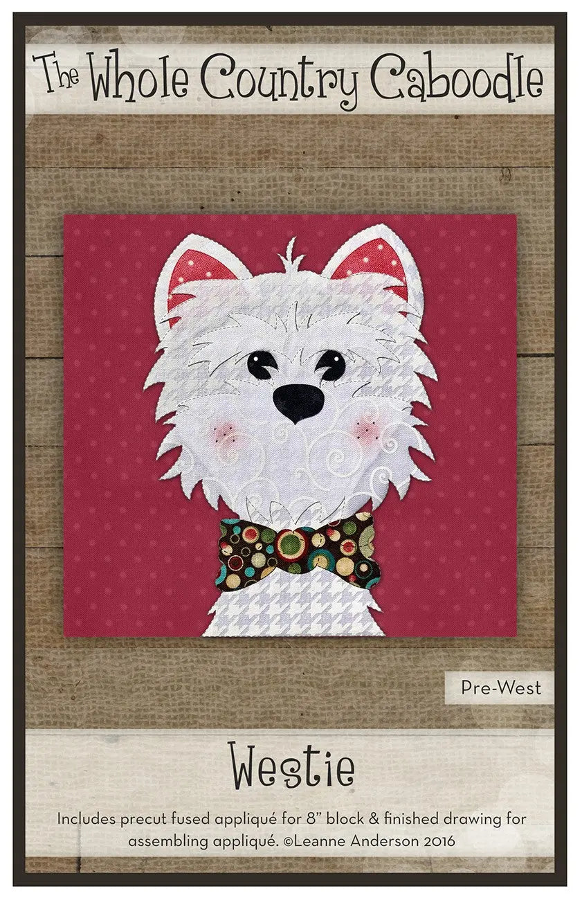 Westie Precut Fused Applique Pack
