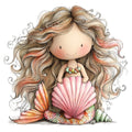 Whimsical Summer Beach Fabric Panel 33