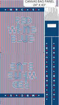 Red, White and Blue Multi Tote Panel