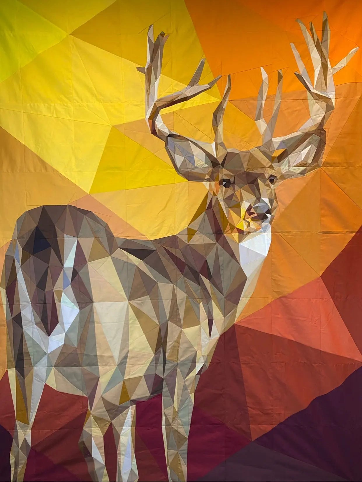 White Tail Buck Quilt Kit