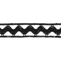 White Wave Lace Trim, 1/2-inch X 5 Yards – Scalloped Rick Rack Openwork Border