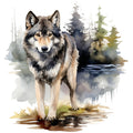 Wild Wolfs Fabric Panel 10