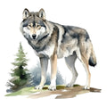 Wild Wolfs Fabric Panel 14