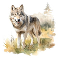 Wild Wolfs Fabric Panel 6