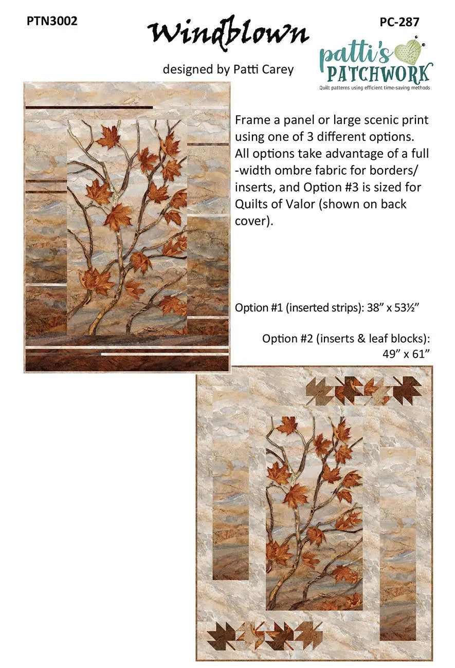 Windblown Quilt Pattern