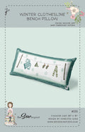 Winter Clothesline Bench Pillow Sewing Version