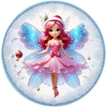 Winter Fairy Ornament Fabric Panel 10