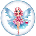 Winter Fairy Ornament Fabric Panel 15
