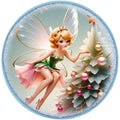 Winter Fairy Ornament Fabric Panel 36
