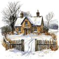 Winter Scotland Fabric Panel 16
