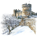 Winter Scotland Fabric Panel 2